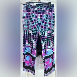 Averardo Bessi Colorful Geometric
Print Pants size 8